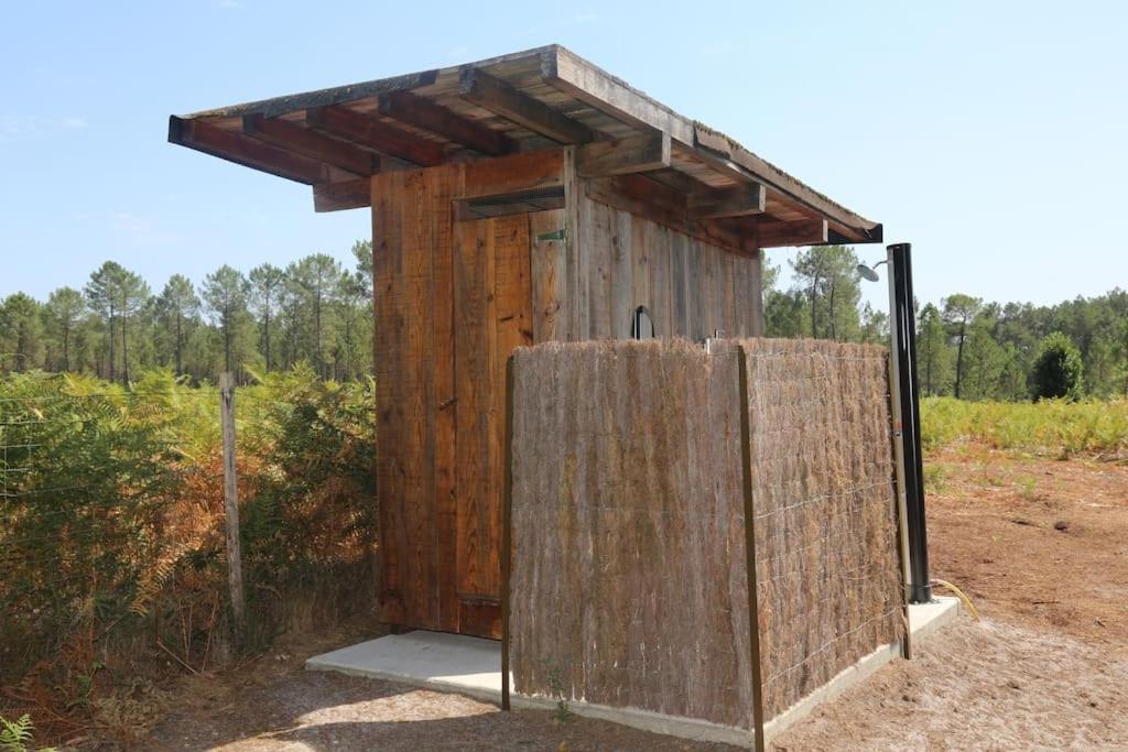 Cabane Au Coeur De La Foret Des Landes De Gascogne Belin-Beliet Zewnętrze zdjęcie